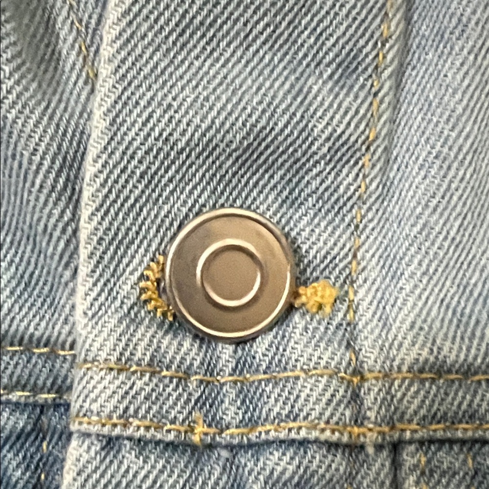 Love Tree Light Blue Distressed Denim Jacket - Picture 10 of 13